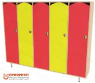 Шкафчик 5-секционный Компакт (цветной фасад)1