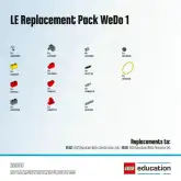Набор с запасными частями Lego Education WeDo 11