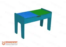 Лего-стол для конструирования «Развиваем мышление» (темно-бирюзовый)1
