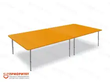 Стол на регулируемых ножках «Просторный» (оранжевый)1