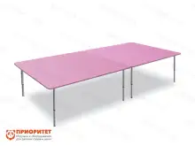 Стол на регулируемых ножках «Просторный» (розовый)1