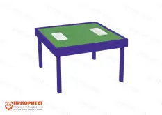 Лего-стол для конструирования «Конструируем играя» с контейнерами (фиолетовый)1