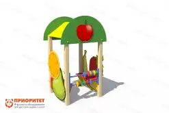 Игровая модель для детской площадки «Фруктовый домик»1