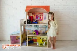 Кукольный домик «Чудесный» с гаражом1