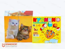 Развивающая игрушка Кубики маленькие с котятами1