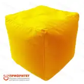 Пуфик «Куб» (велюр, желтый)1