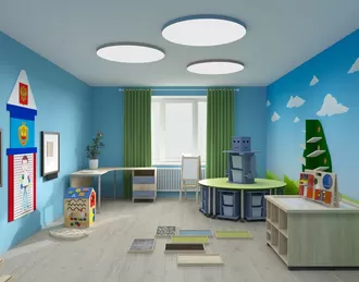 Как расставить мебель в детском саду?