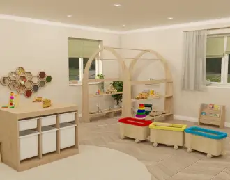 Кабинет Монтессори: первые шаги к самостоятельности