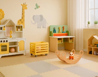 Как оформить развивающую среду в группе детского сада: зонирование и материалы