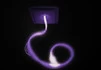 Фиброоптический пучок лучики в ладошке фиолетовый