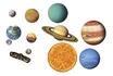 Игровой магнитный набор «Солнечная система» (12 элементов) для детского сада