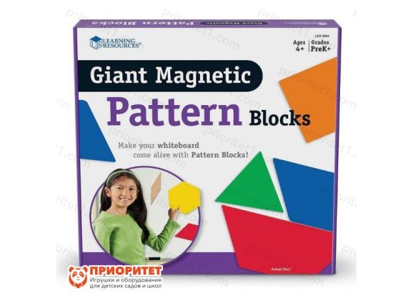 Развивающая игра «Магнитные геометрические блоки» (47 элементов)