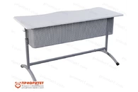 Регулируемый двухместный стол «Формула»
