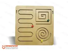 Тактильно-развивающая панель «Лабиринты»1