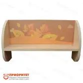 Полка для детского сада навесная «Времена года №2» с УФ-печатью 52х14х30 см1