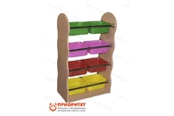 Стеллаж для игрушек №1