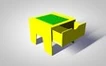 Лего-стол для конструирования с выдвижным ящиком «Новые горизонты» (желтый)