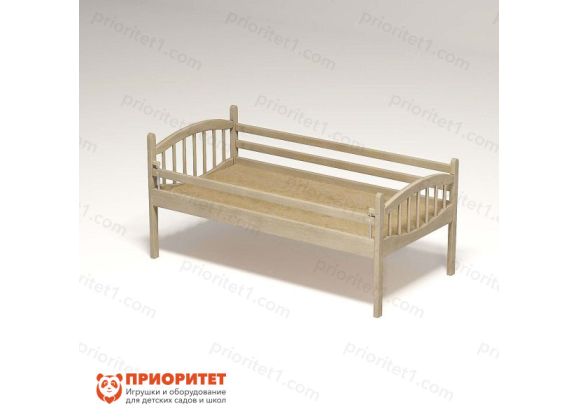 Кровать детская «Лера» с механизмом опускания борта (ДВП, 140 см)