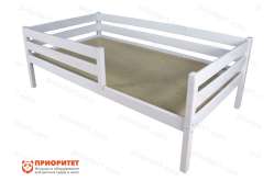 Кровать детская одноярусная окрашенная «Сева Юниор» (ДВП, 120 см)