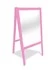 Мольберт напольный с зеркалом «Креативный взгляд» (розовый)