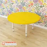 Стол детский для двоих круглый (пластик, 0-3 группа)1