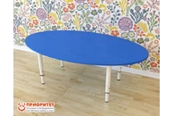 Стол детский регулируемый «Овальный» (ЛДСП, 00-1 группа) цветной
