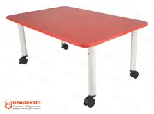 Стол детский регулируемый «Подкатной» (110x58) цветной1