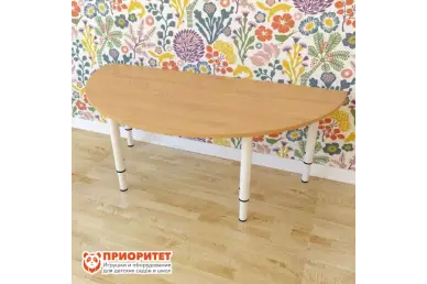 Стол детский регулируемый «Полукруг» (ЛДСП, 0-3 группа)