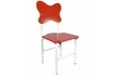 Стул детский регулируемый «Мотылек» красный