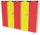 Шкаф 5-секционный «Компакт» (цветной фасад)