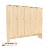 Шкаф 5-секционный с нишей под скамью1