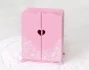 Шкаф для кукол с цветочным принтом розовый