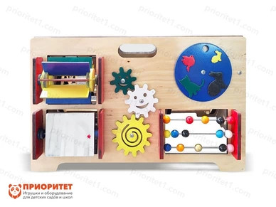 Двухсторонняя тактильная панель «Новые умения №2»