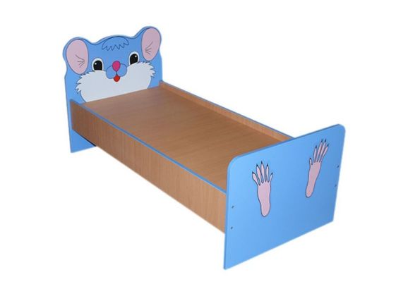 Кровать детская «Мышонок №2» цветная