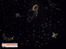 Фиброоптический ковер «Звездное небо» 75 звезд настенный1