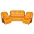 Набор мягкой мебели «Добрый гном» оранжево-желтый