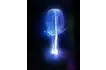 Световая каскадирующая трубка искристый фонтан голубого цвета