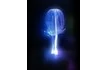 Световая каскадирующая трубка искристый фонтан голубого цвета