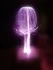 Световая каскадирующая трубка искристый фонтан розового цвета