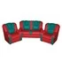 Набор мягкой мебели «Пузатик» красно-зеленый