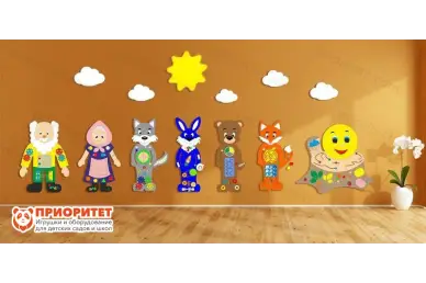 Набор бизибордов «Сказка Колобок»