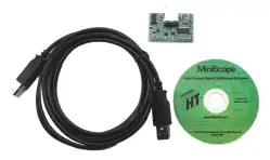 Двухканальный цифровой осциллограф с 4-х канальным цифровым входом HiTechnic MiniScope NXT1