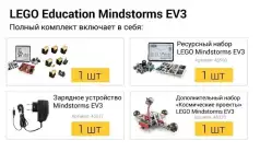 Полный робототехнический комплект STEM Lego Education1