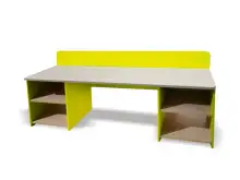 Стол для творчества «Рисунки и поделки» (желтый)1