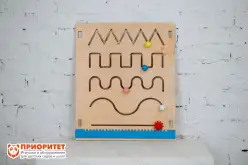 Тактильно-развивающая панель Лабиринты-дорожки1