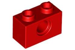 TECHNIC Кирпичик 1X2, R4.9 (красный)