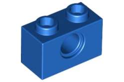 TECHNIC Кирпичик 1X2, R4.9 (синий)