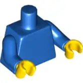 Тело человечка Лего (синее)1