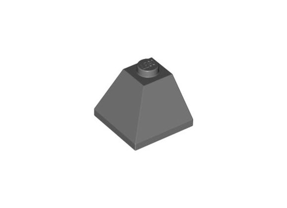 Угловой Кирпичик 2X2 45° внешний (черный)