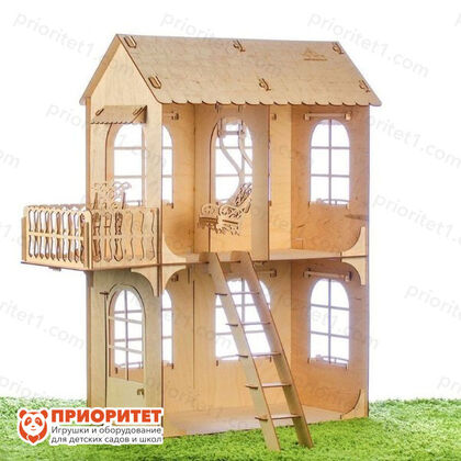 Кукольный дом, средний размер, фанера 3 мм 6